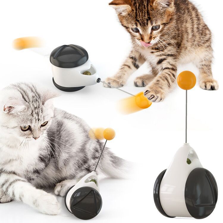 Electric Automatic Lifting Motion Cat Toy Interactive Puzzle Smart Pet Cat Teaser Ball Pet Supply Lifting Toys-nabka