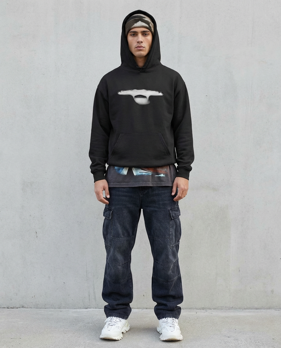 Hammerhead Jaws, Moss Apparel, Shark, Hoodie