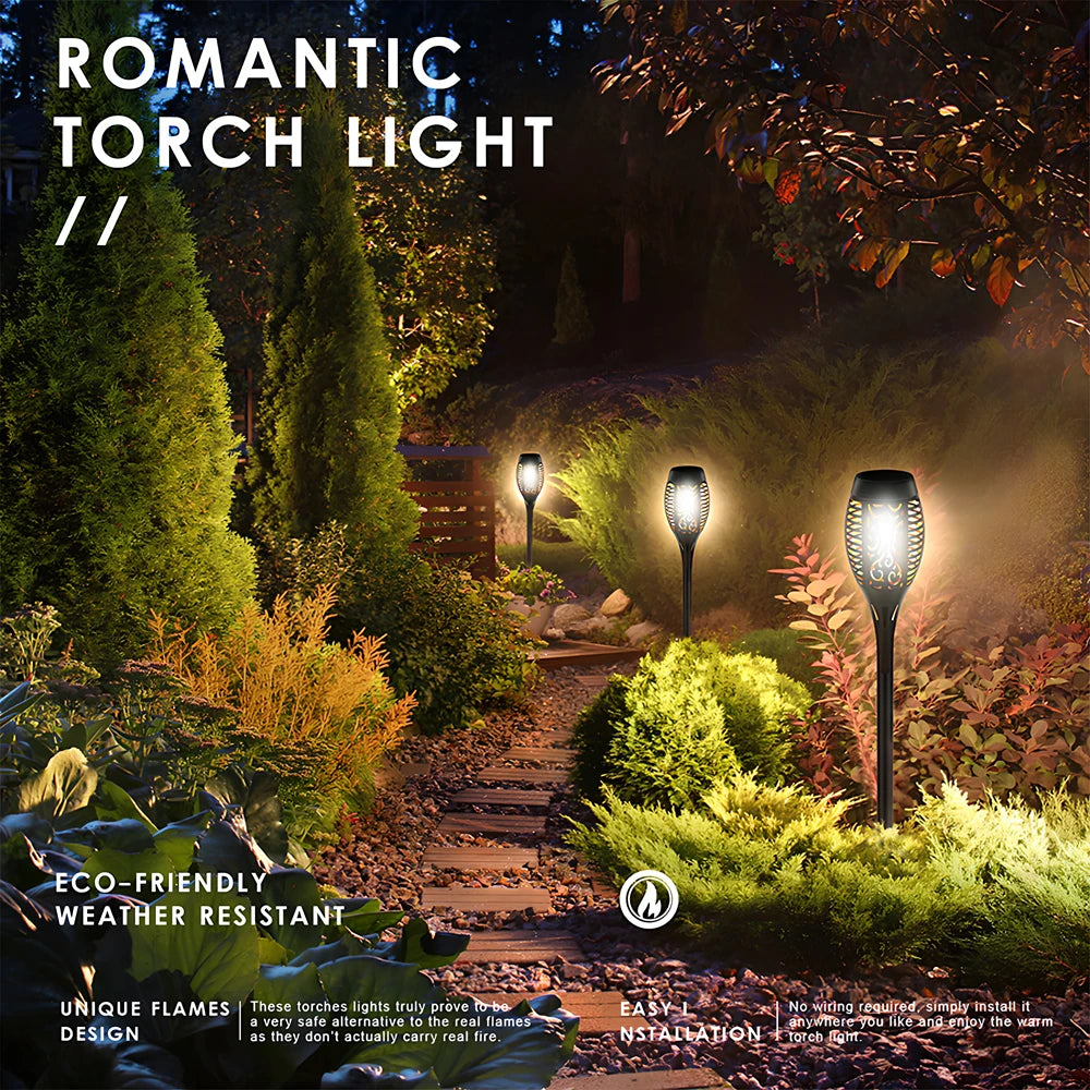 Garden Decoration Solar Flame Light