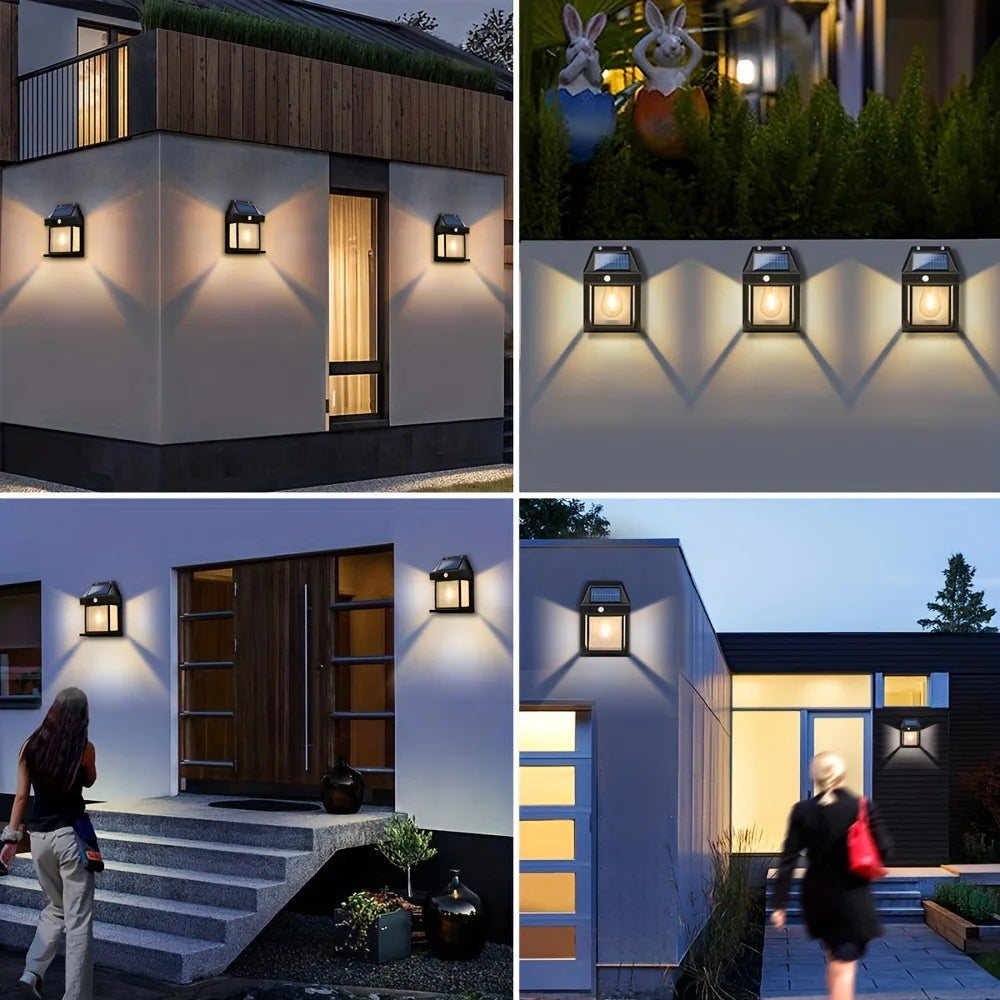 Outdoor Solar Tungsten Light Wall