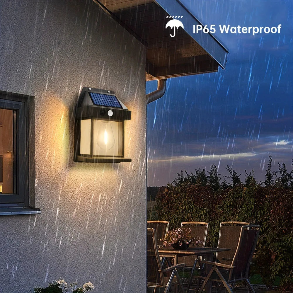 Outdoor Solar Tungsten Light Wall