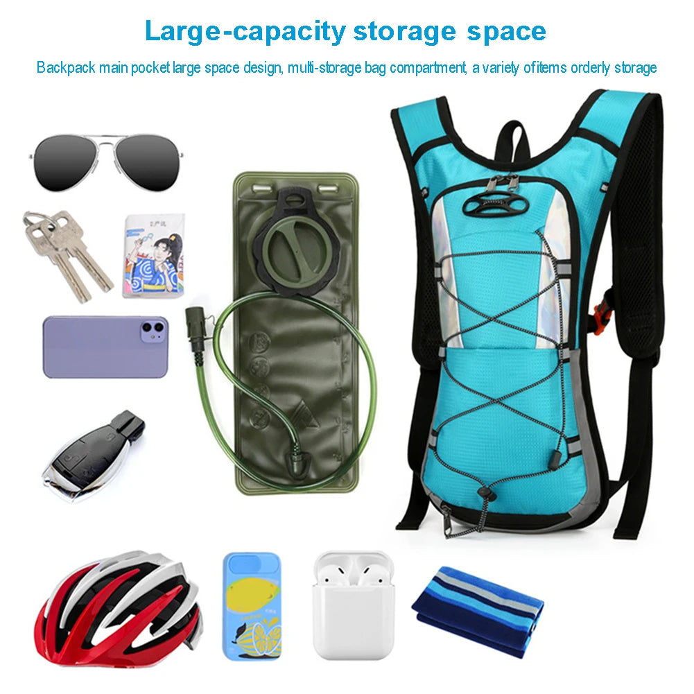 Water Backpack For Women Men Outdoor Hiking Running Water Backpack Lightweight Cycling Mountaineering Hydration Pack Backpack