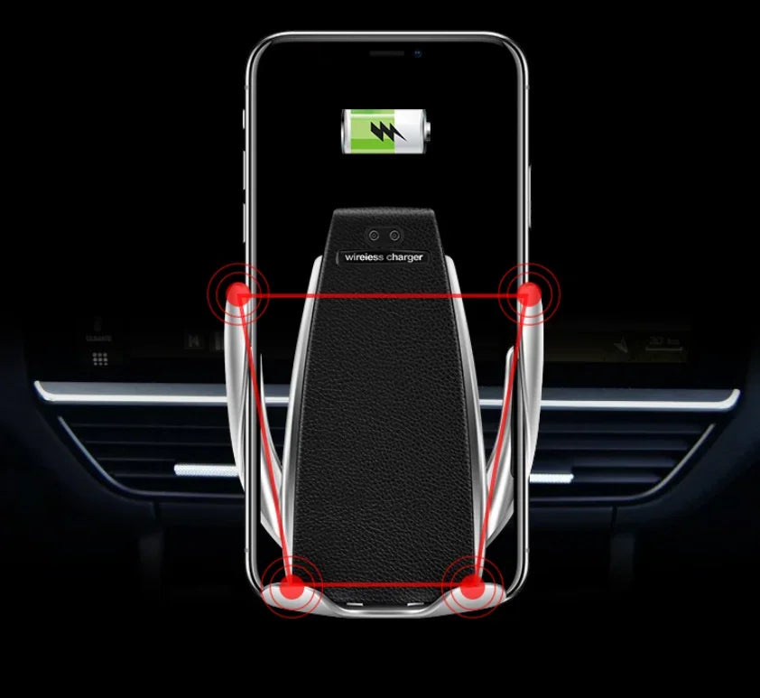Car Wireless Charger Magnetic Auto Car Mount Phone Holder 10W Induction Charging With Car Phone Holder S5 wireless car charger