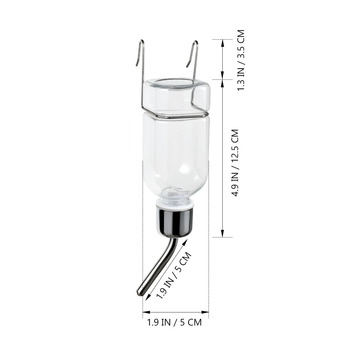Portable Automatic Feeders Water Dispenser Hanging Water Bottles For Small Animal Rabbit Cat Bird Drinking Feeding Pet