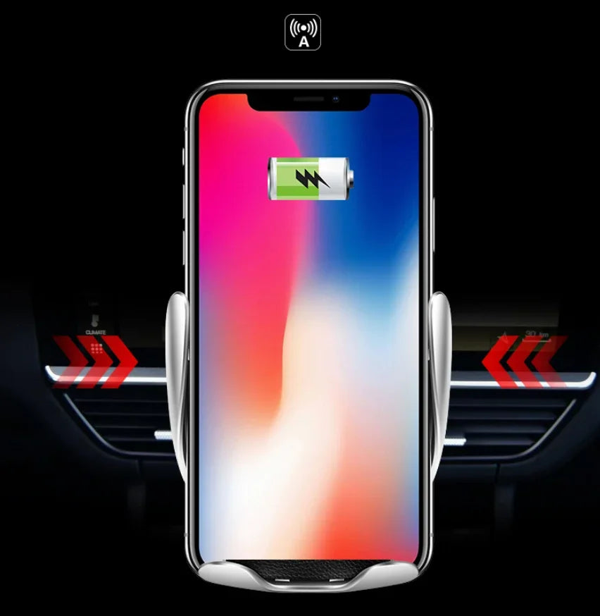 Car Wireless Charger Magnetic Auto Car Mount Phone Holder 10W Induction Charging With Car Phone Holder S5 wireless car charger