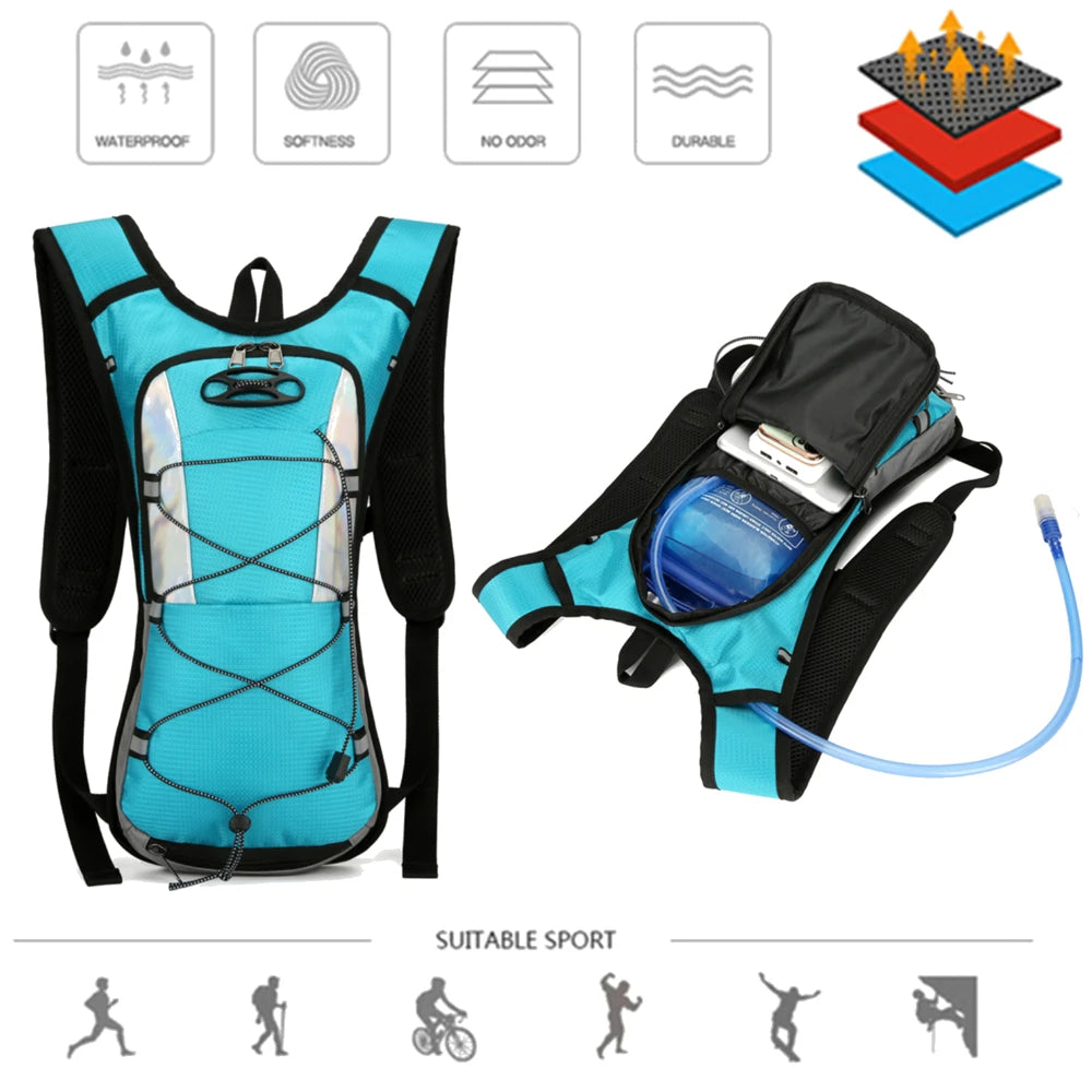 Water Backpack For Women Men Outdoor Hiking Running Water Backpack Lightweight Cycling Mountaineering Hydration Pack Backpack
