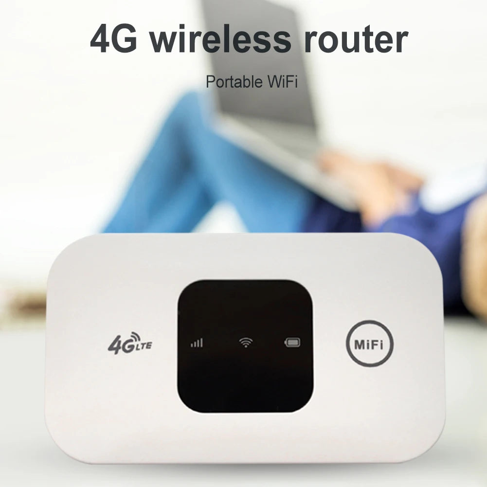 4G Lte Router Wireless Wifi 2100mAh Mobile Outdoor Hotspot with SIM Card Slot Hotspot Pocket WIFI 150mbps For Home Office Travel