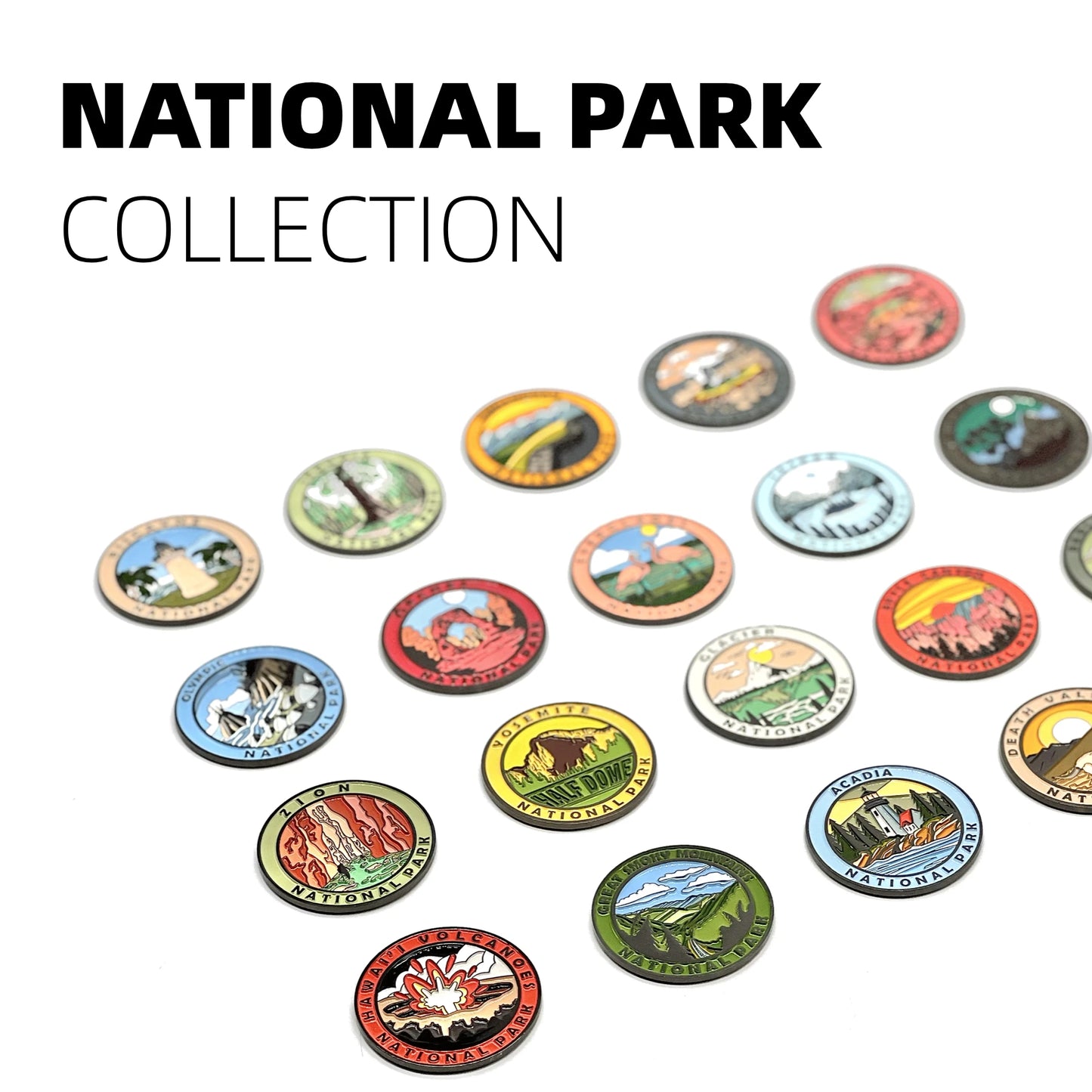 Death Valley National Park Collectible Magnet – Enamel Finish, 52mm – Cre8Travel