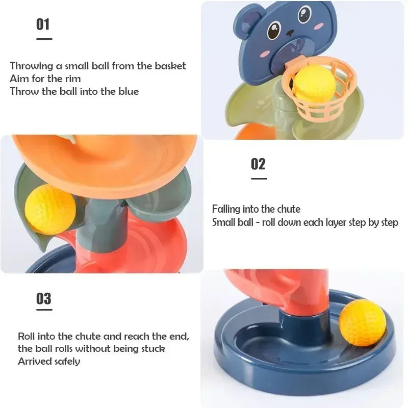 Baby Ball Drop Rolling Ball Pile Tower Toy