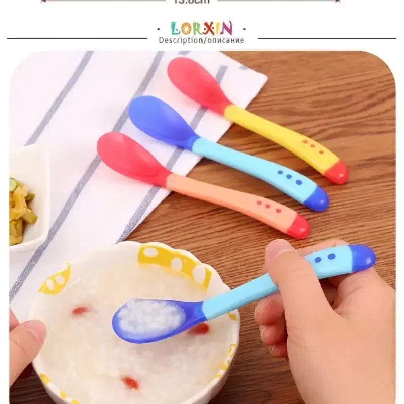 Baby Silicone Feeding Spoons