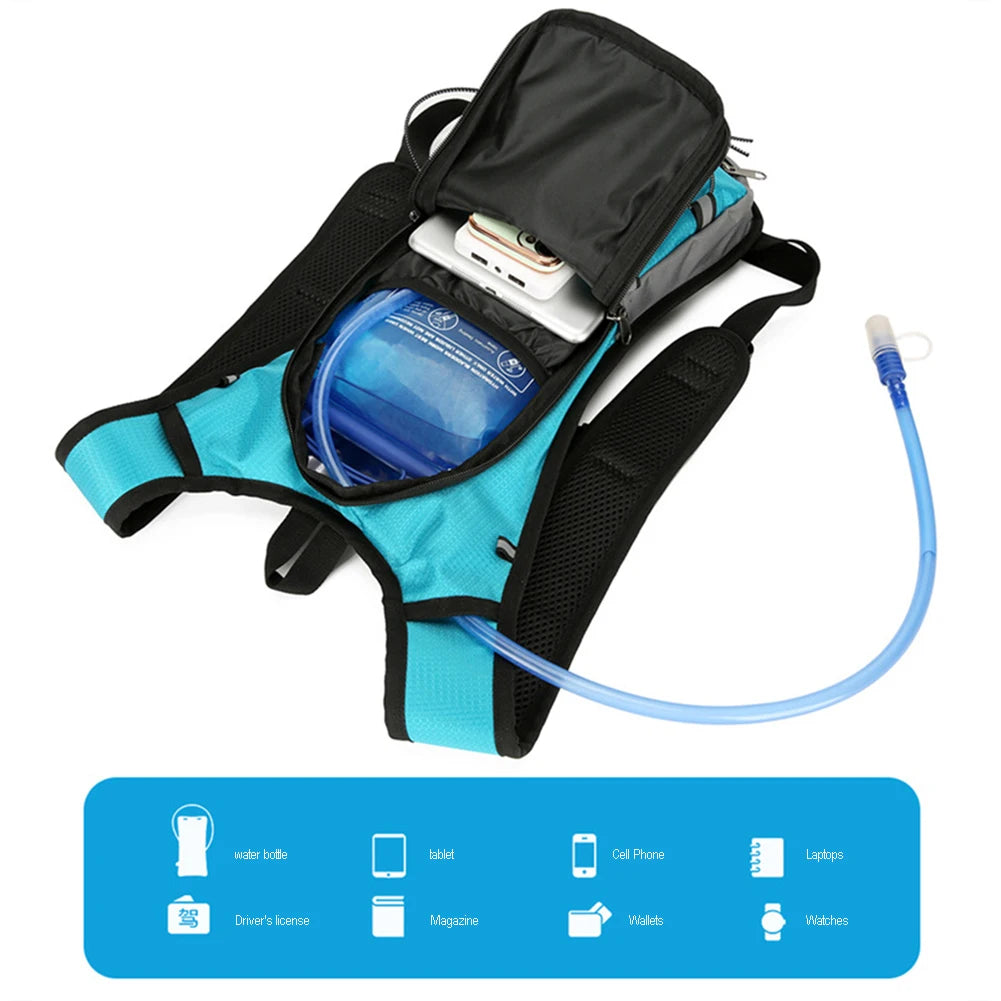 Water Backpack For Women Men Outdoor Hiking Running Water Backpack Lightweight Cycling Mountaineering Hydration Pack Backpack