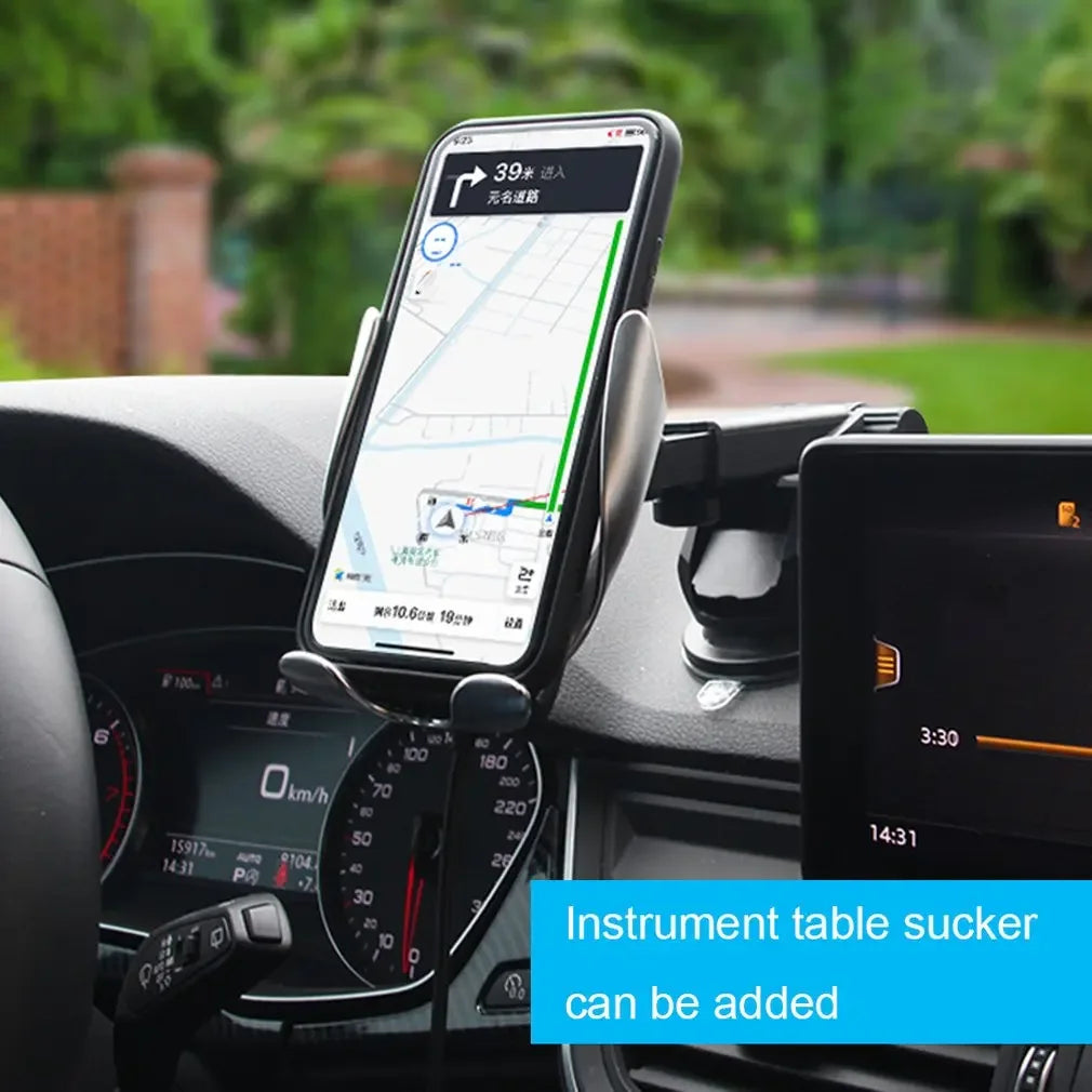Car Wireless Charger Magnetic Auto Car Mount Phone Holder 10W Induction Charging With Car Phone Holder S5 wireless car charger