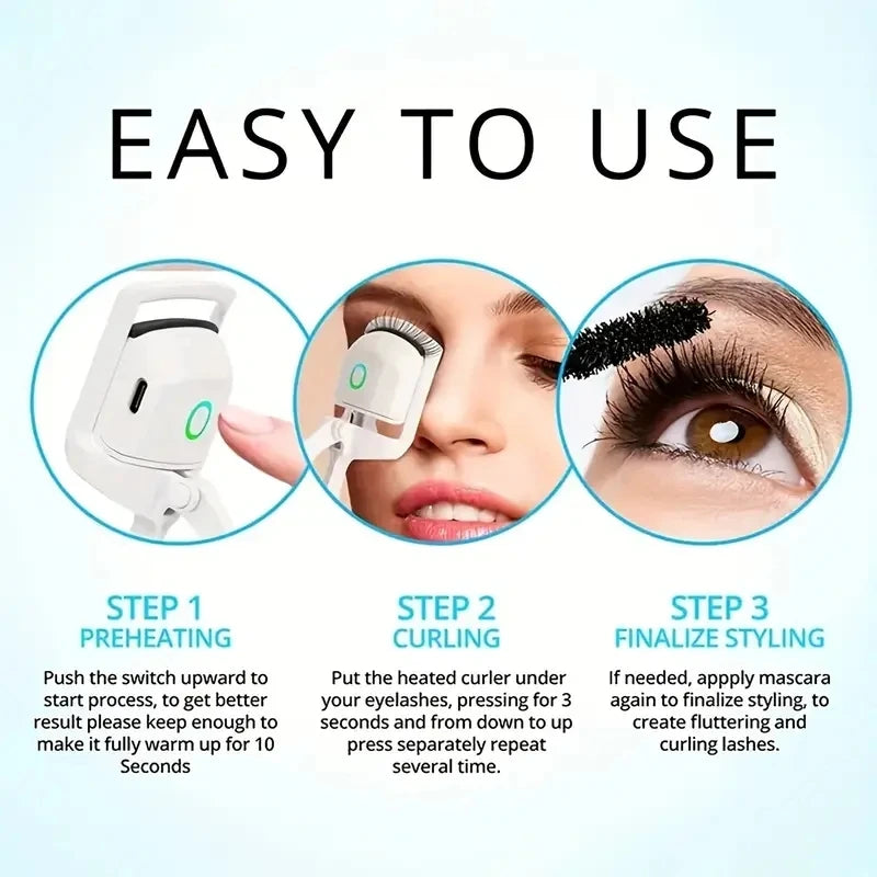Long-Lasting Electric Eyelash Curler