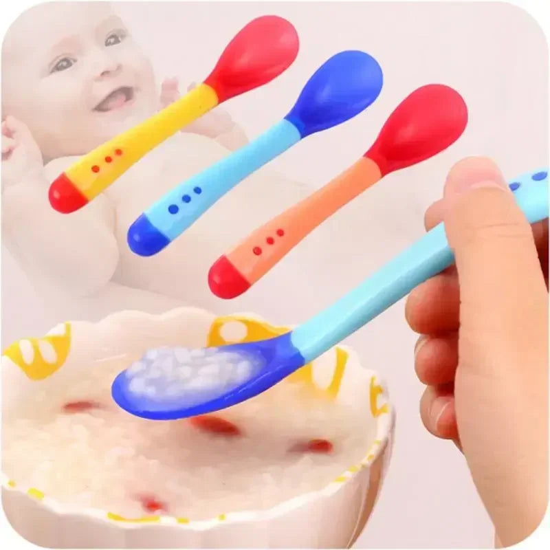 Baby Silicone Feeding Spoons