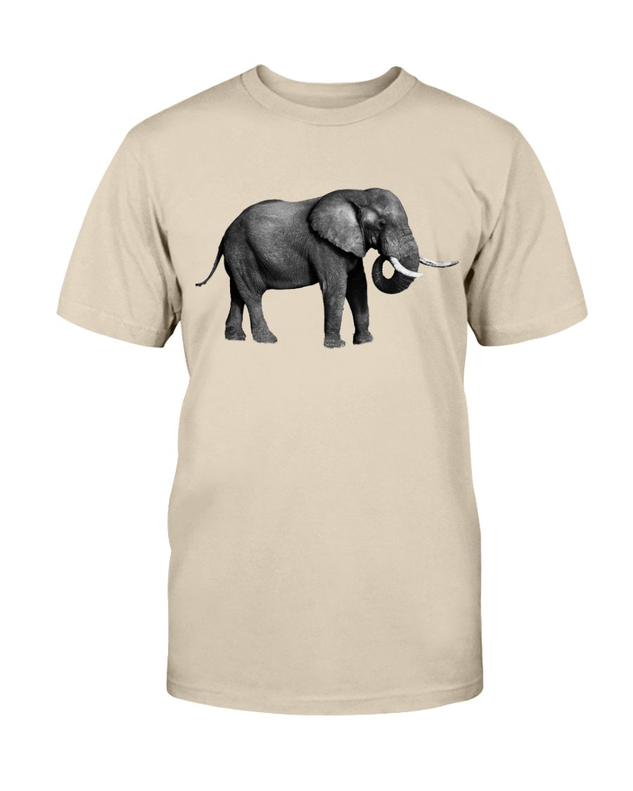 Grazing African Elephant, African Elephant, Elephant lovers, wildlife fans, Moss Apparel, Unisex T-Shirt