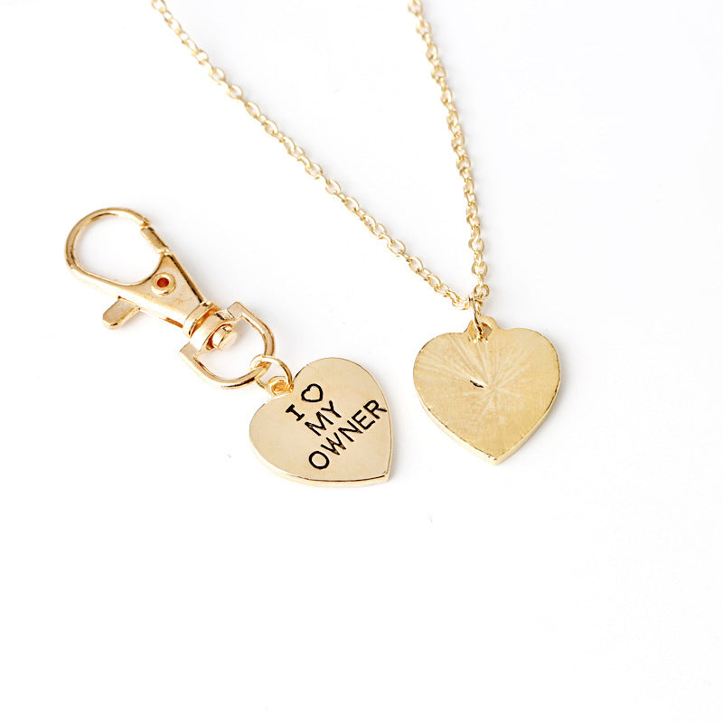 love My OwnerI love My Dog Pet Dog Bone Necklace-nabka