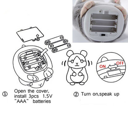 15CM Little Talking Hamster Toy-nabka