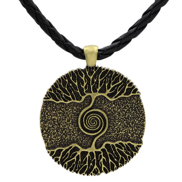 World tree double-sided pendant-nabka