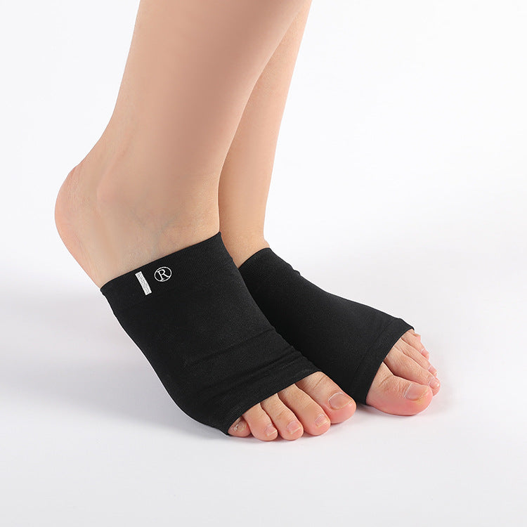 Elastic Fabric Arch Pad Foot Care Soft Shock Absorbing Bandage Arch Socks-nabka