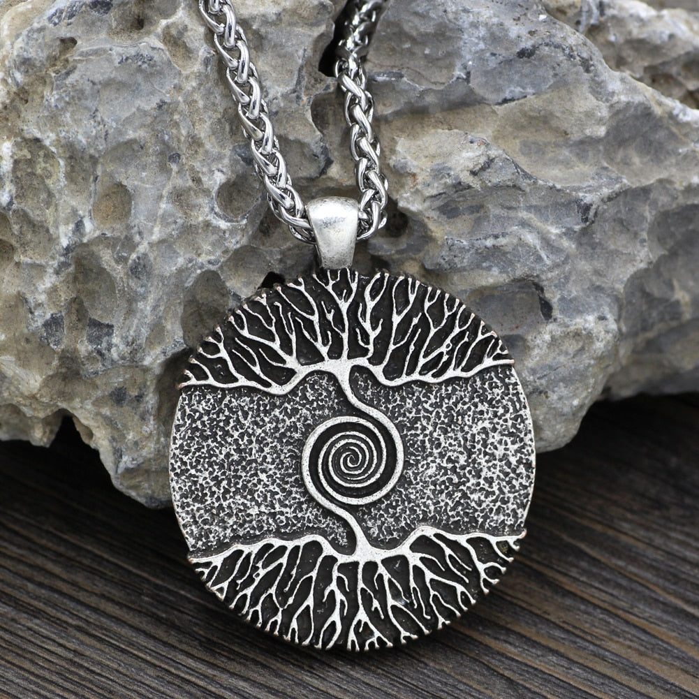 World tree double-sided pendant-nabka