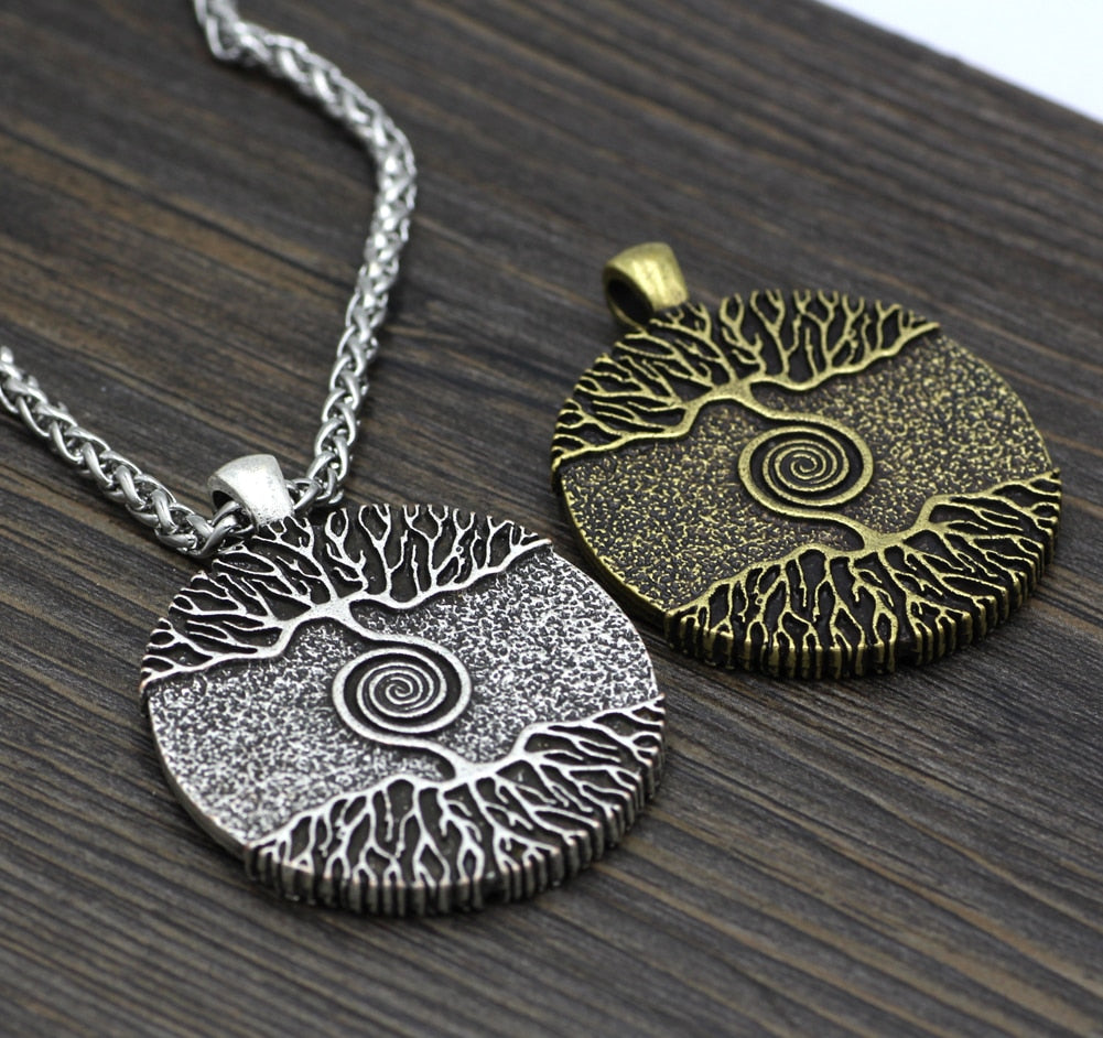 World tree double-sided pendant-nabka