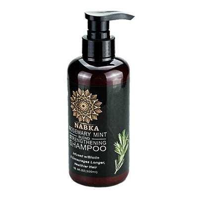 Organic Natural Rosemary Mint Hair Shampoo with Biotin for fluffy and oil-controlling - 16.9 Ounce-nabka