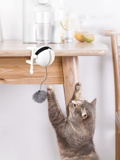 Electric Automatic Lifting Motion Cat Toy Interactive Puzzle Smart Pet Cat Teaser Ball Pet Supply Lifting Toys-nabka