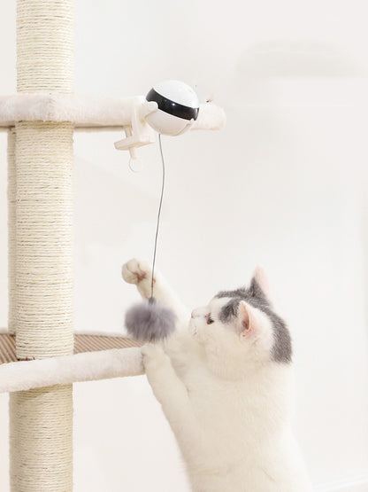 Electric Automatic Lifting Motion Cat Toy Interactive Puzzle Smart Pet Cat Teaser Ball Pet Supply Lifting Toys-nabka