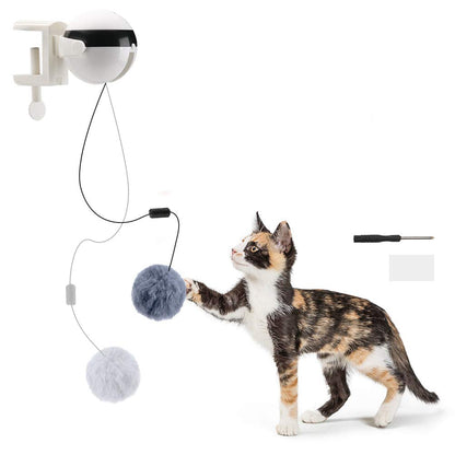 Electric Automatic Lifting Motion Cat Toy Interactive Puzzle Smart Pet Cat Teaser Ball Pet Supply Lifting Toys-nabka