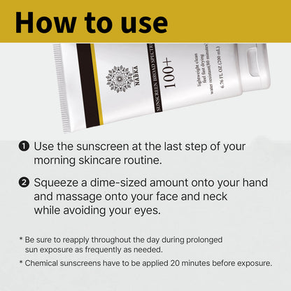 Aloe Vera Sunscreen Lotion, SPF 100, 6.6 fl oz, Matte Finish, Korean Skin Care Formula-nabka