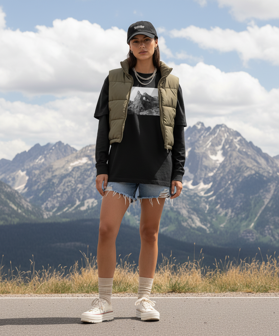 Great Basin Arch, National Park, Landscape, Moss Apparel, Unisex T-Shirt