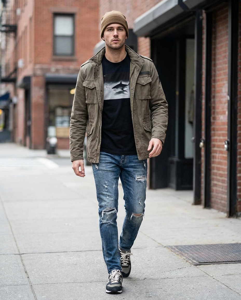 Tiger Shark Approach, Bimini Shark Labs, Moss Apparel, Cotton T-Shirt