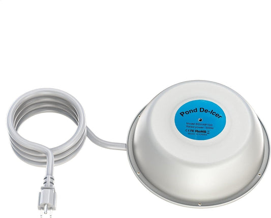 Nabka 500W Thermostatically Controlled Floating Pond De-icer Heater for Outdoor Ponds – Automatic Shut-off, Winter Ice Prevention
