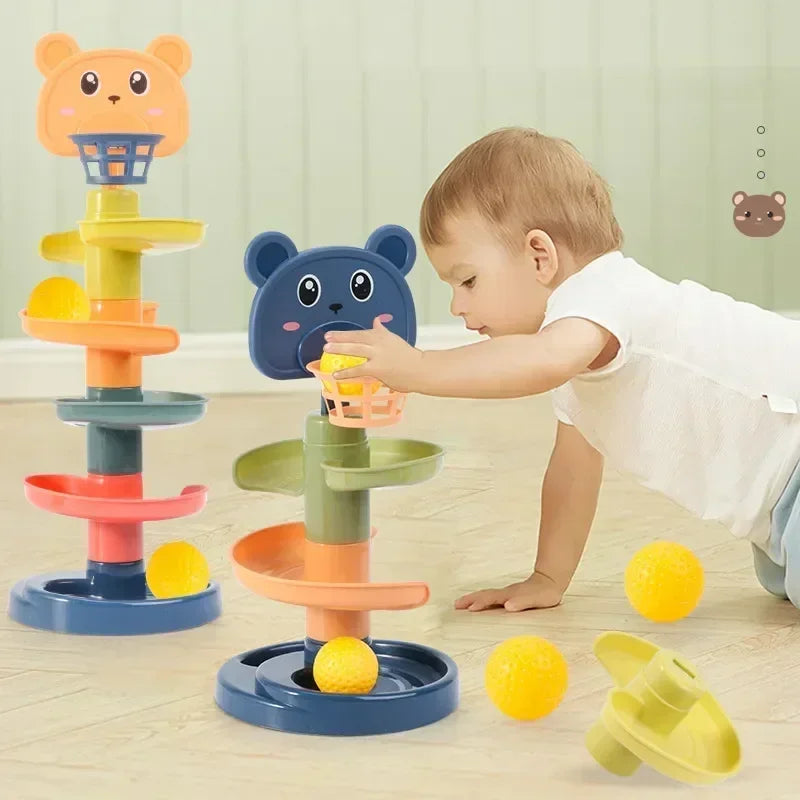 Baby Ball Drop Rolling Ball Pile Tower Toy