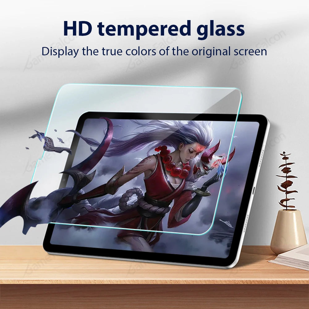 Tempered Glass Screen Protector For Ipad 10th 10.9 9th Generation Pro 11 12.9 13 2024 M2 M4 Mini 6 Air 5 4 7th 8th Gen 9.7 Film