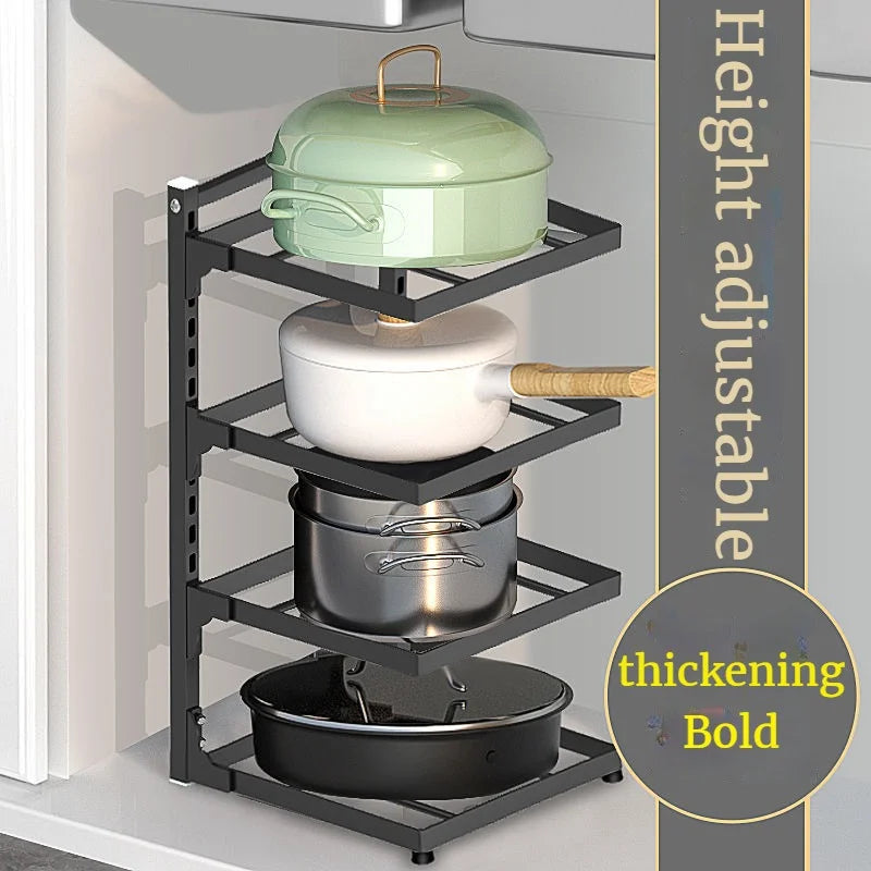 Kitchen Multi-Layer Cooker Storage Rack