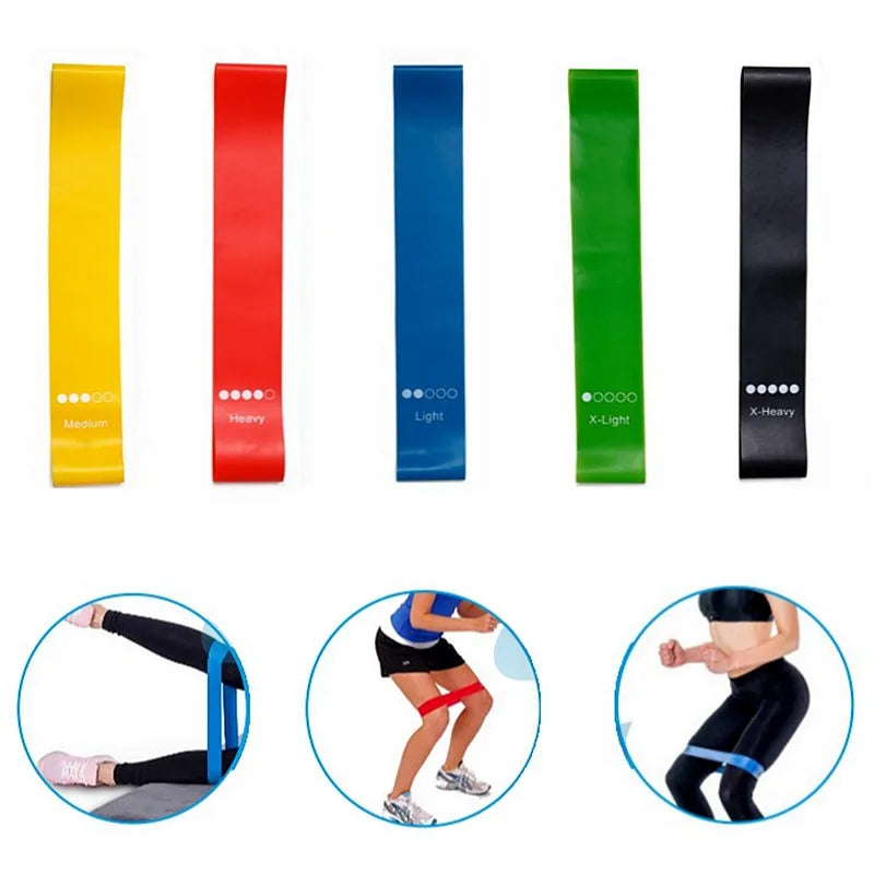 Resistance Rubber Yoga Fitness Belt