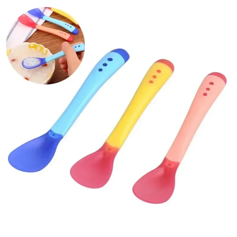 Baby Silicone  Feeding Spoons