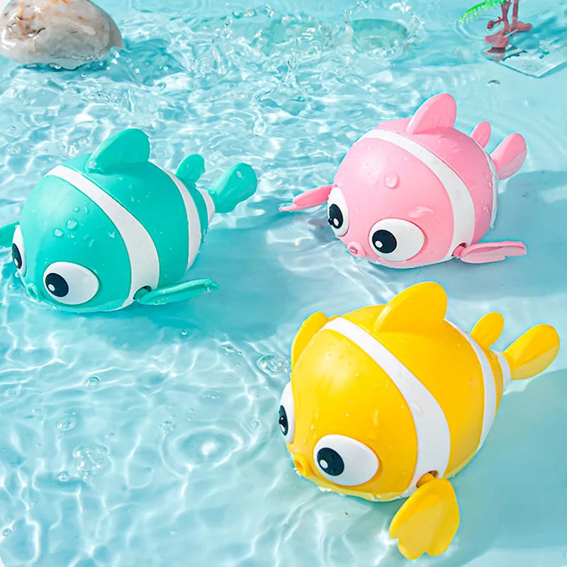 Cartoon Wind-Up Swimming Fish Bath Toy