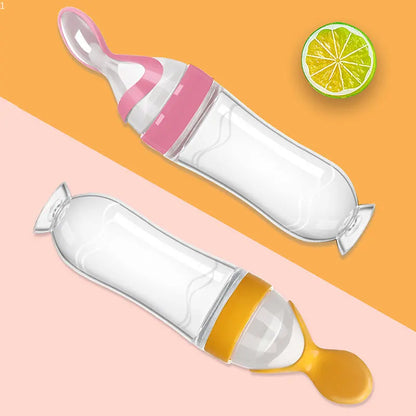 Baby Silicone Rice Cereal Food Spoon