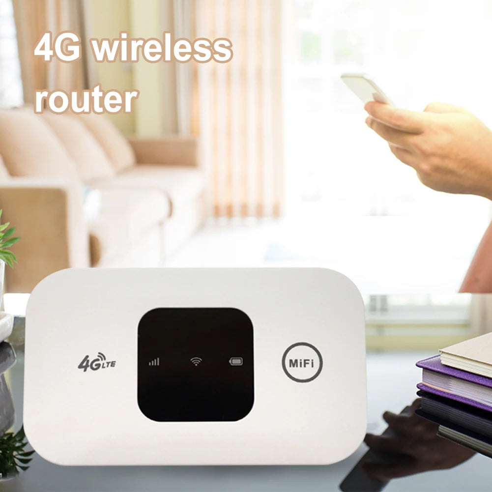 4G Lte Router Wireless Wifi 2100mAh Mobile Outdoor Hotspot with SIM Card Slot Hotspot Pocket WIFI 150mbps For Home Office Travel