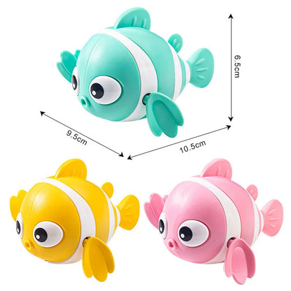 Cartoon Wind-Up Swimming Fish Bath Toy