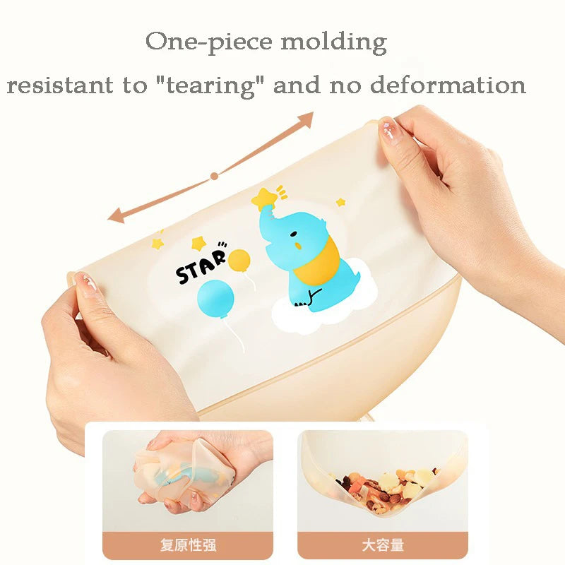 Kids Silicone Saliva soft Light Feeding