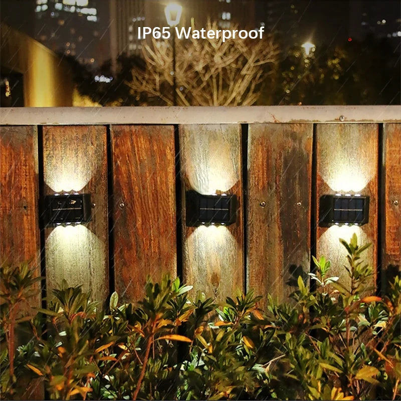 Outdoor Waterproof LED Solar Wall Lamp