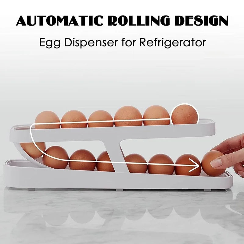 Automatic Rolling Egg Storage Box