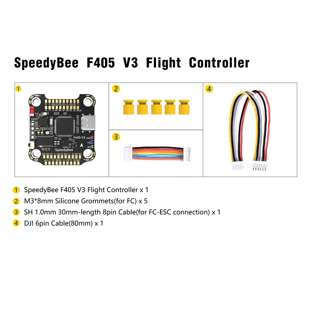 SpeedyBee F405 V4 55A BLS FC FPV Stack,F405 Mini FC,F405 V3 FC ,F405 V3 60A With 4 in 1 ESC For FPV Freestyle Drone Model