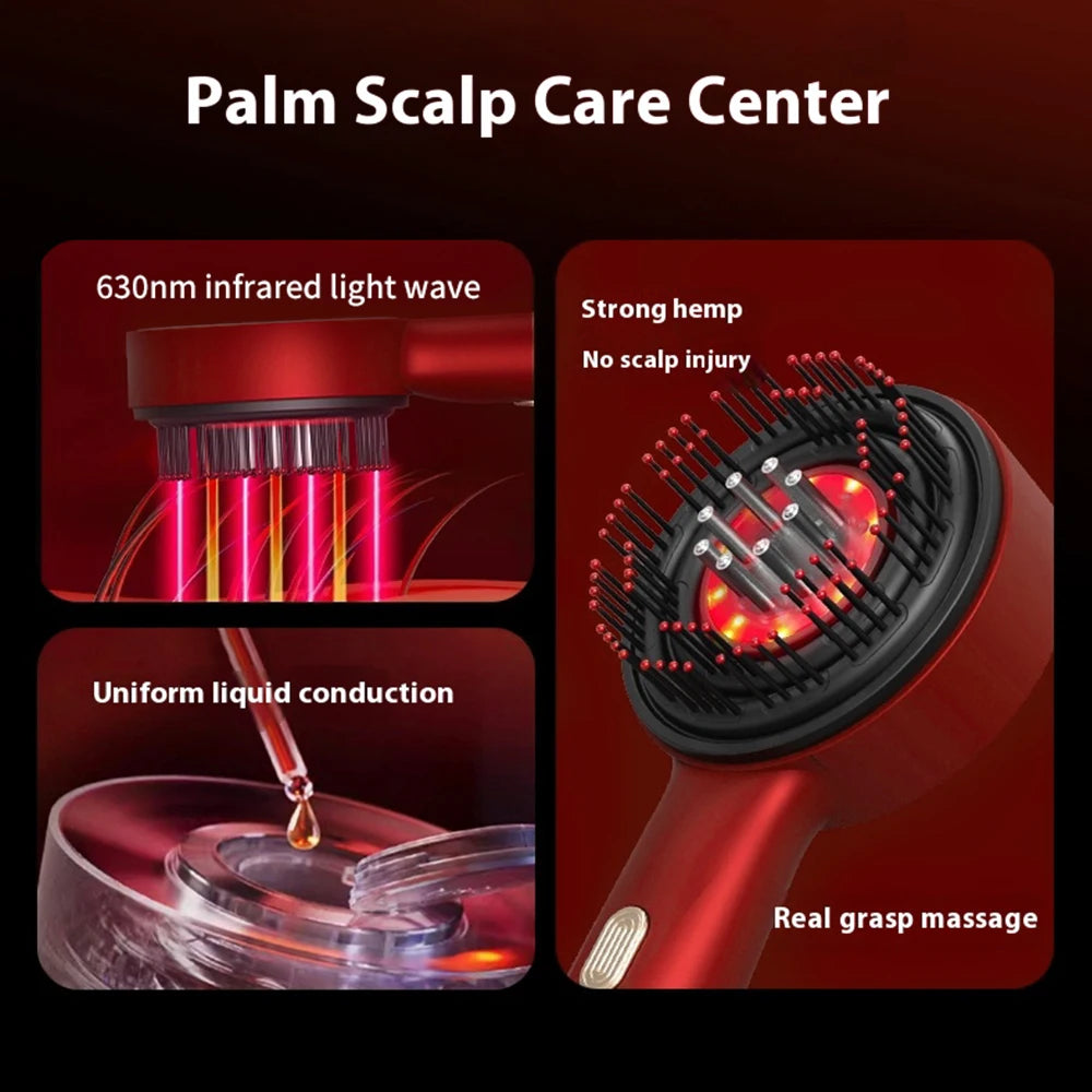 Electric Massage Comb Red Hair Growth