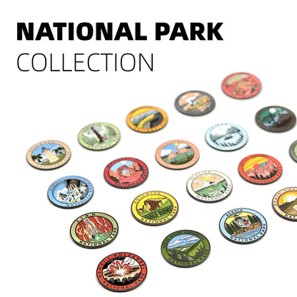 Death Valley National Park Collectible Magnet – Enamel Finish, 52mm – Cre8Travel