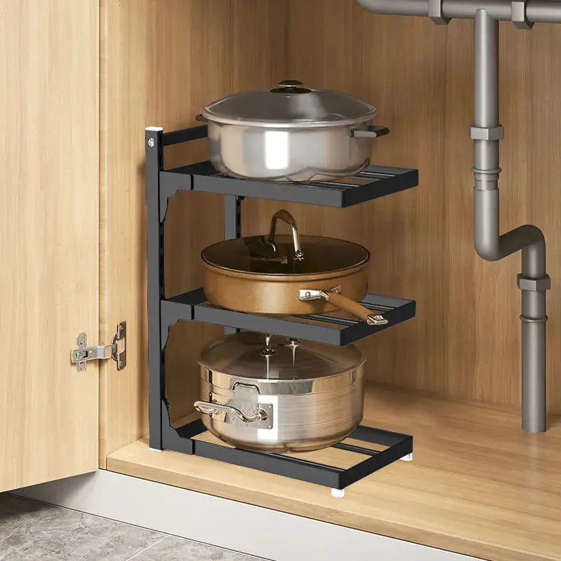 Kitchen Multi-Layer Cooker Storage Rack