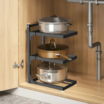 Kitchen Multi-Layer Cooker Storage Rack